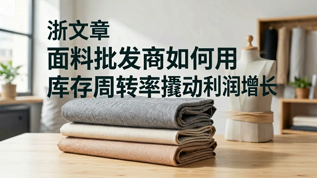 面料批发商如何用库存周转率撬动利润增长